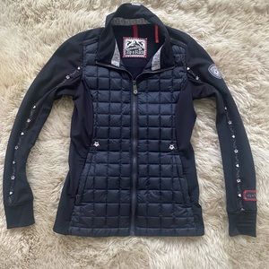Alp n rock light weight jacket with down paneled front